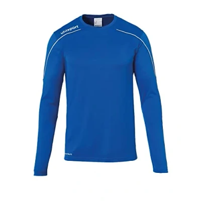 Imagen de uhlsport Stream 22 Trikot Langarm Sudadera De Entrenamiento, Hombre, Azur/Blanco, XXL