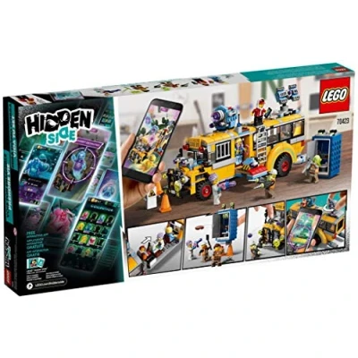 Imagen de LEGO Hidden Side Autobús de Intercepción Juguete construcción con realidad aumentada, incluye bus customizado y varias minifiguras para recrear aventuras, Novedad 2019 (70423)