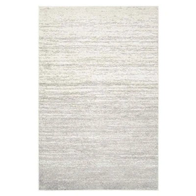 Imagen de Safavieh Colección Adirondack adr113 a Plata y Negro área Alfombra, Polipropileno, Ivory/Silver, 3&#039; x 5&#039;