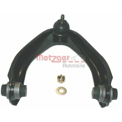 Imagen de METZGER 58043802 Barra oscilante, suspensión de ruedas KIT + con rótula suspensión/carga Eje delantero, derecha, arriba Brazo oscilante transversal