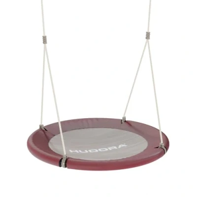 Imagen de HUDORA Columpio de Nido Lounge Ajustable en Altura diámetro 90/110 cm para hasta 150 kg Colgante con Asiento Cerrado Familiar Uso Interiores y Exteriores