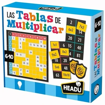 Imagen de Headu Las Tablas de Multiplicar. Juego Infantil para Aprender matemáticas niños Entre 6 10 años