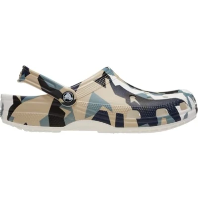 Imagen de Crocs GEO CAMO Unisex Sandalias planas white/multicoloured, Talla: 38 39, White/multi coloured Fibra sintética