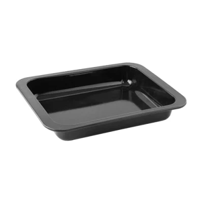 Imagen de Zenker Bandeja horno universal esmaltada con bordes, Rustidera para asados y repostería, Fuente antiadherente, resistente hasta 400ºC capacidad de 3300ml, 32,5x25x5cm, 1ud.