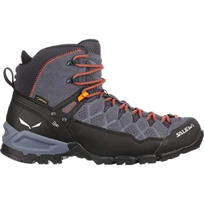 Imagen de Salewa MS Alp Trainer Mid Gore TEX Botas de Senderismo, Ombre Blue/Fluo Orange, 41 EU