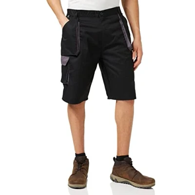 Imagen de Portwest Pantalones Cortos Texo Contrast, Tamaño: XL, Color: Negro, TX14BKRXL