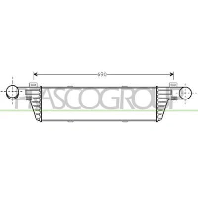 Imagen de PRASCO ME035N001 Intercooler MERCEDES BENZ: Clase E Berlina, T modell