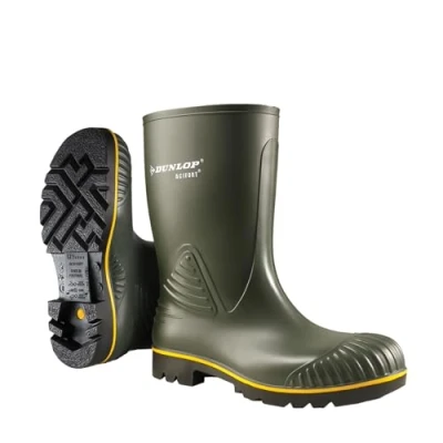Imagen de DUNLOP Acifort Heavy Duty calf botas de goma, Verde, 48 EU