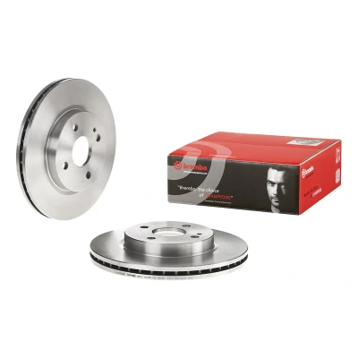 Imagen de BREMBO COATED DISC LINE 09.A968.11 Disco de freno 258 23 4 ventilación interna revestido MAZDA: 2 Hatchback norauto, oscaro, mister auto