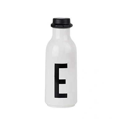Imagen de Design Letters Botella de Agua Blanco 500 Ml (A Z) para Niño, Adults Botellas Niños Colegio Libre BPA/BPS Garrafa Personalizada Irrompible a Prueba Fugas