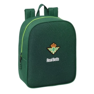 Imagen de Safta Real Betis BALOMPIÉ Mochila Guardería con Carro, Ideal para Niños de Diferentes Edades, Cómoda y Versátil, Calidad Resistencia, 22x10x27 cm, Color Verde