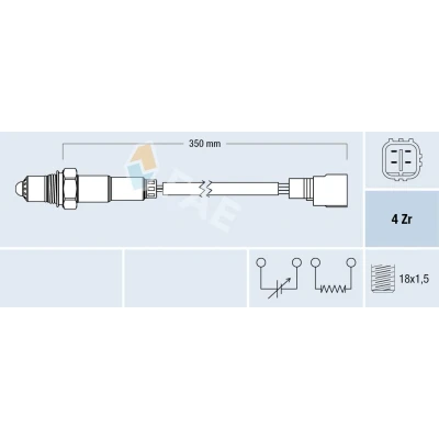 Imagen de Sonda lambda FAE 77385