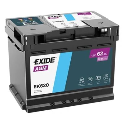 Imagen de EXIDE EK620 Batería de arranque 12V 62Ah 680A B13 VOLKSWAGEN: Tiguan I, Golf 7, 4, BMW: 3 Berlina, Coupé, 1 Hatchback, AUDI: A3 Hatchback