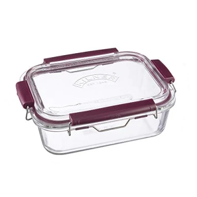 Imagen de Kilner Fresh Storage Recipiente apilable de Vidrio para Alimentos 1,4 litros, Cristal, 22 x 16.7 8.5 cm