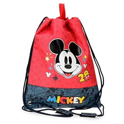 Imagen de Disney Mickey Get Moving mochila Saco Multicolor 27x34 cms Poliéster
