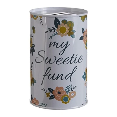 Imagen de Premier Housewares 1411324 Alicia Money, Lata, Blanco, 8 x 13 cm