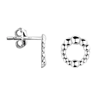 Imagen de SOFIA MILANI Pendientes para Mujeres en Plata de Ley 925 Pendiente Botón Círculo E2198