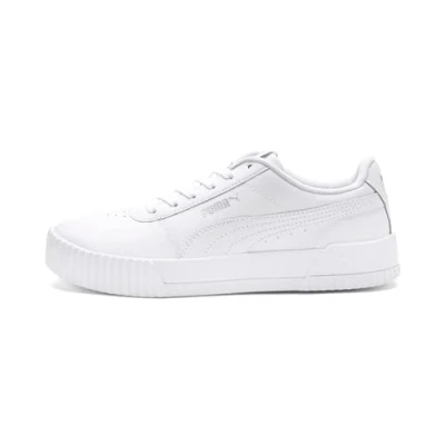 Imagen de Puma Carina Zapatillas, Mujer, Talla: 40.5, White/silver Piel/piel de imitación