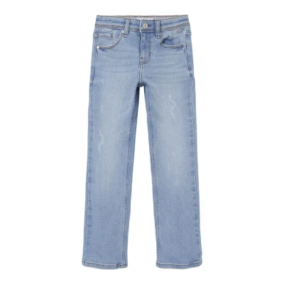 Imagen de Name it Nkmryan Vaqueros rectos para niños, Talla: 8a, Blue