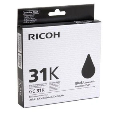 Imagen de Ricoh GC 31K cartucho de gel negro (original)
