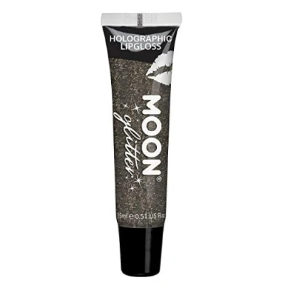 Imagen de Moon Glitter Labial Holográfico con Brillantina 15ml Negro