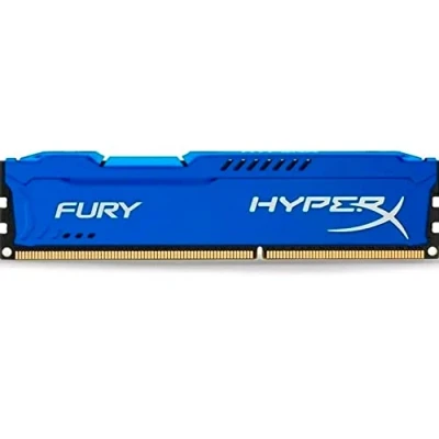 Imagen de HyperX HX316C10F FURY Memoria DDR3, 8GB, 1600MHz, CL10 240 pin, UDIM, color Azul