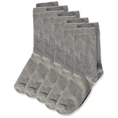 Imagen de MINYMO 5er Pack Ankel Socken Calcetines, Grau (Light Grey Melange 130), 35 38 para Niñas