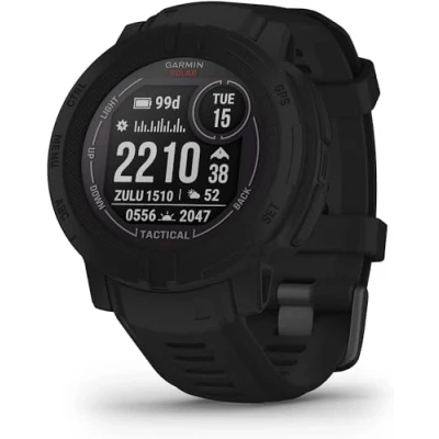 Imagen de Garmin Instinct 2 Solar Tactical, Reloj Inteligente con GPS Resistente al Agua, Carga Solar, Funciones Tacticas y Deportivas, Pulsioximetría, Puntuación de Sueño, Negro (Reacondicionado)
