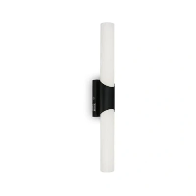 Imagen de Briloner Lámpara de espejo cuarto baño Klak Brilo, negro, 47 cm