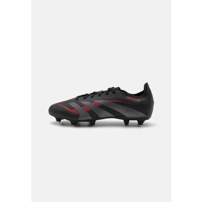 Imagen de adidas Predator League Soft Ground Football Boots, Botas de fútbol Unisex Adulto, Core Black/Grey Four/Lucid Red, 48 2/3 EU