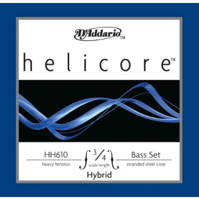 Imagen de D&#039;Addario Helicore 3/4 Scale Heavy Tension Hybrid Bass String Set