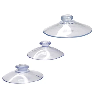 Imagen de 10 ganchos para ventosas, almohadillas de plástico transparente sin ganchos, ventosas redondas con tuerca tornillo maquillaje, espejo, vidrio, baño, cocina, 25 cm