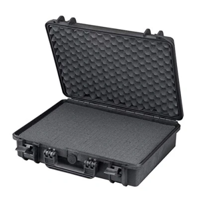 Imagen de Max Cases MAX465H125S.079 Negro Maleta hermética con Espuma pre Cortada a cubetas Dimensiones internas 465 x 335 125 mm