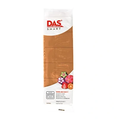 Imagen de DAS Smart, Pasta para modelar que se endurece al horno, 350g, Caramelo