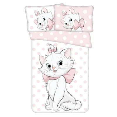 Imagen de Jerry Fabrics Disney Cat Marie Juego de cama (100 x 135 cm), diseño gatos