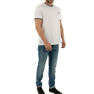 Imagen de Fred Perry Camiseta estampada, Hombre, Talla: Medium, Blanc