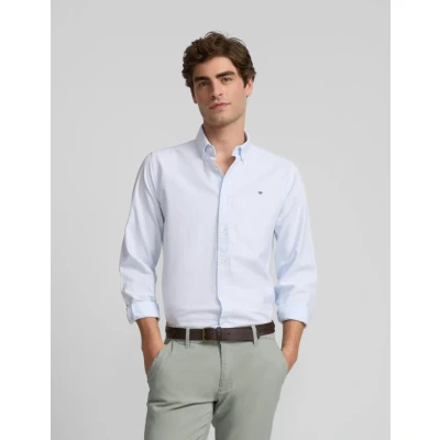 Imagen de Silbon Rayas Camisa, Hombre, Talla: XL, Celeste
