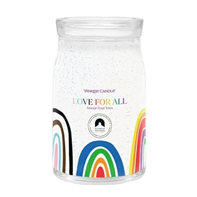 Imagen de Yankee Candle Vela perfumada en vaso (grande) Love For All con duración de combustión hasta 90 horas