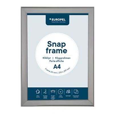 Imagen de OPUS 2 Marco de Aluminio A4 con sistema Easy Click, 20 mm, 355000