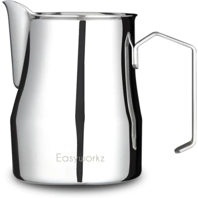Imagen de Easyworkz jarra humeante de café acero inoxidable, leche, 350ml taza arte capuchino Latte