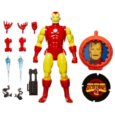 Imagen de Marvel Legends Series Iron Man Vengadores Retro Cómics de Secret Wars Figura acción colección 15 cm