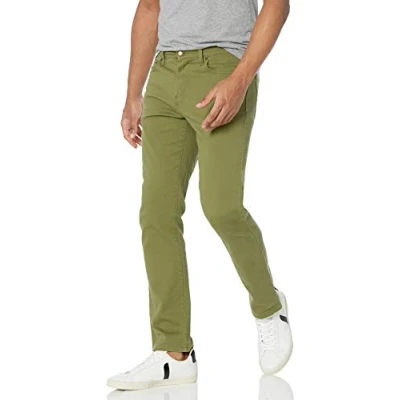 Imagen de Amazon Essentials Vaqueros Ajustados Hombre, Verde Oliva, 33W / 29L