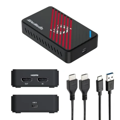 Imagen de AVerMedia 4K HDMI Capture Card para Streaming, PS5/Pro, Xbox, Nintendo Switch, PC, Dispositivo de Captura USB 3.2 Twitch, OBS, Discord, Grabación Baja Latencia, GC553Pro Live Gamer Ultra S