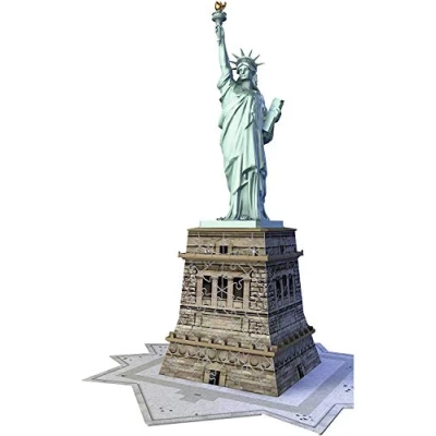 Imagen de Ravensburger Puzzle 3D, diseño Estatua de la libertad (12584 5) 108 piezas