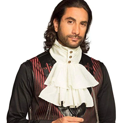 Imagen de Boland Steampunk Jabot, color blanco/dorado, talla única (54570)