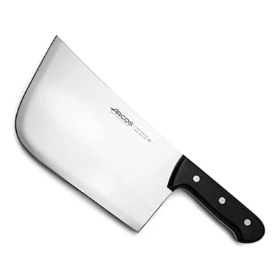 Imagen de Arcos Cuchillo Carnicero Cleaver Hoja Acero Inoxidable Nitrum 10&quot; Mango Polioximetileno (Pom) en Color Negro (7&#039;&#039;) Erie Universal