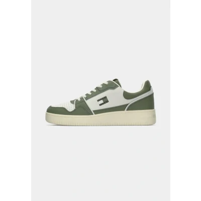 Imagen de Tommy Jeans Retro Zapatillas, Hombre, Talla: 43, Ecru/aruba green Zapatos