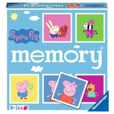 Imagen de Ravensburger Memory Peppa Pig, Juego para Niños y Familias, Edad Recomendada 4+, 64 Cartas de Juego, 20886 9