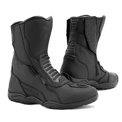 Imagen de REBELHORN Scout Botas de Moto Membrana Hipora Protector Tobillo y Talón Inserto Antibacteriano Elementos Reflectantes