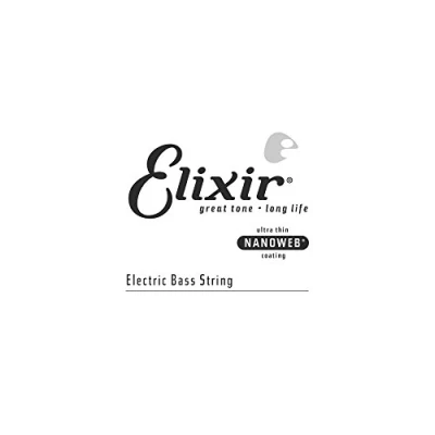 Imagen de Cuerda individual para bajo Elixir® Strings de acero niquelado con recubrimiento NANOWEB®, escala larga (.105)